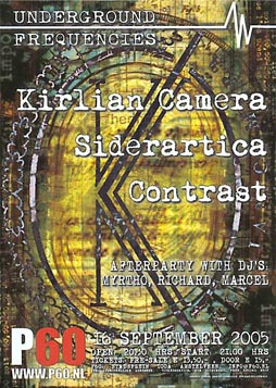 Flyer for Underground Sequences at P60, Amstelveen