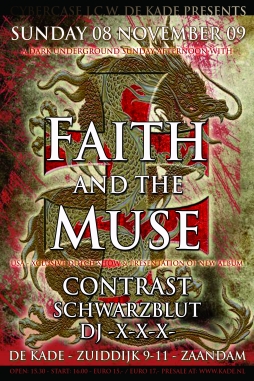 Flyer for Contrast at De Kade, Zaandam